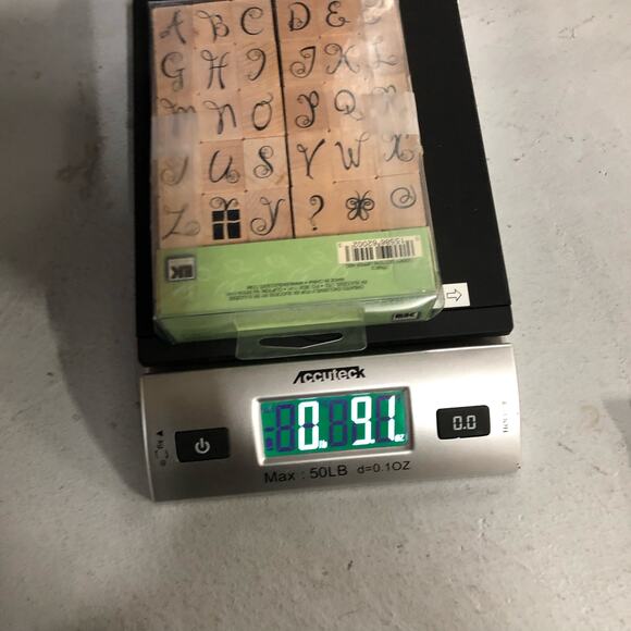 Image Tree Alphabet Stamps Swirly Letters New in Package - Picture 5 of 5